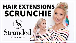 Hair Extensions Tutorial | 3 Ways To Wear A Hair Extension Scrunchie | Ad