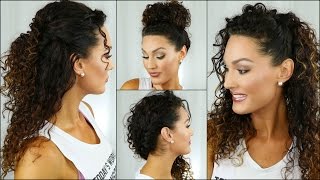 Easy Back To School Curly Hairstyles