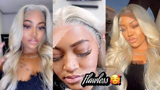Bomb Transformation 613 Blonde Lace Frontal Wig Talented Dyed Ft. Celie Hair