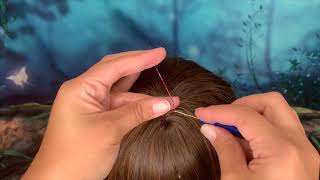 Fairy Hair Tying Instructions