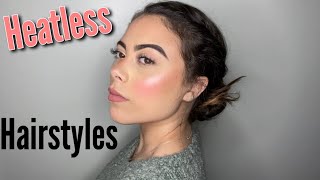 Easy Heatless Hairstyles | For Every Hair Type