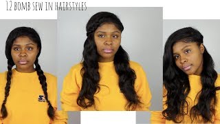 12 Easy Heatless Hairstyles For Side-Part Sew-In