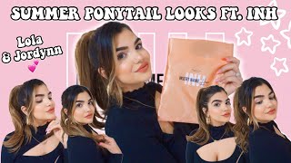 My Go To Summer Ponytail Hairstyles | Inh Hair Review