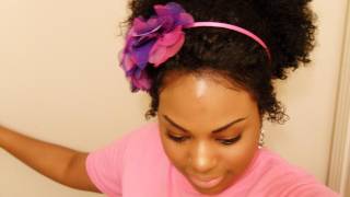 Tutorial: How I Styled Lacefront Wig "Drew"  In A Puff/Ponytail (Part 2)