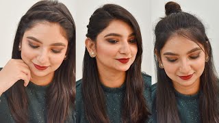 6 Quick And Easy Hairstyles | Simple Hairstyles | Everyday Hairstyles For Medium Hair | Heatless