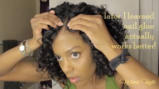 Perm Rod Set On Full Lace Wig   April Lace Wig