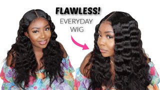Omg!!! Affordable 10 Minute Body Wave Lace Wig Install | Klaiyi Hair