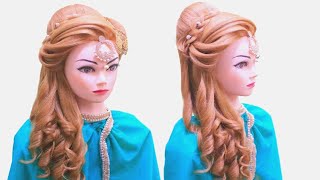 Pakistani Bridal Hairstyle For Short Hair L Latest Wedding Hairstyles L Short Hair Styles Girl 2021