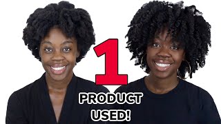 Easy 4C Twist Out | No Heat Natural Hairstyle Using One Product