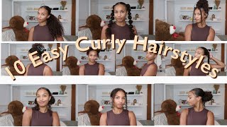 Tutorial | 10 Easy Curly Hairstyles