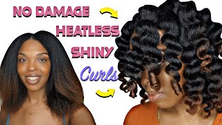 Heatless Curls In 2 Hours?! | Natural Hairstyles For Moisture And Length
