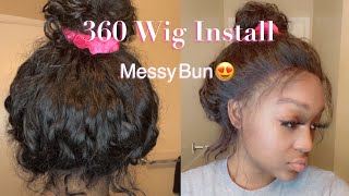Super Natural  360 Degree Waterwave Wig Ft Mslynn Hair