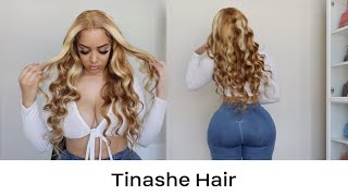 New Blonde Highlighted Wig - Tinashe Hair