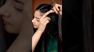 French Braid & Ponytail Hairstyle For Summer Days#Shorts#Youtubeshorts#Ytshorts#Ponytail#Frenchbraid