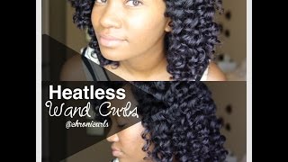 Silky, Heatless Curls With Flexi Rods || Natural Hair