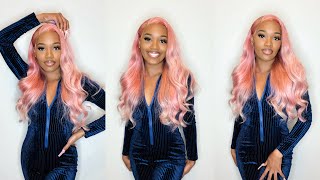 How To Achieve Rose Gold Hair Ft. Hurela 613 Lace Frontal Wig