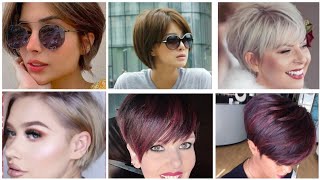 Best Short Trending Dye Coloring Pixie Haircuts For Women With Fine Hair 2022 | Short Pixie Haircut