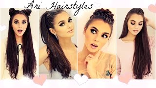 Ariana Grande Hairstyles | Easy & Fast Back To School Looks