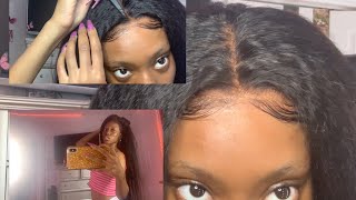 Thiq Yaki Kinky Straight 13X4 30 Inch Wig Review + Detailed Installation | Amazon Prime Fabeauty