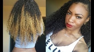 Installing And Styling Curly Clips Ins Natural Hair No Heat (Owigs.Com)