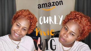 Amazon Curly Pixie Wig #Pixiewig#Amazonwig