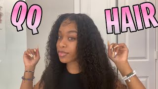 Super Detailed Lace Frontal Wig Install!! Must Have Thick Curly Wig  | Ft Oqhair