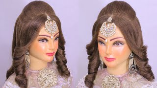 Curly Hairstyles L Easy Hairstyles L Wedding Hairstyles For Girls L New Open Hairstyle For Eid 2022