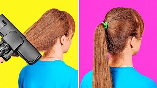 Cool Hairstyles And Hair Hacks || Hair Hacks And Tips To Look Gorgeous In Any Situation
