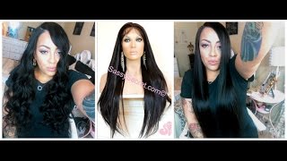 Sassy Secret   Aiesha* 24" Fine Yaki Glueless Full Lace Wig