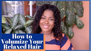 How To Increase Volume In Your Relaxed Hair | Check Out My Amazon Store Front