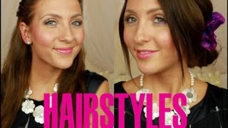 ♡ Back To School ♡ 5 Easy No Heat Hairstyles