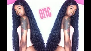 40 Inch Wavy Wig For $20    | Extended Part Deep Lace Front Wig | Janet Collection