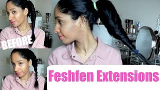 Get A Longer & Fuller Ponytail ~Feshfen Extensions