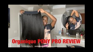 Organique Pony Pro Hair Review - Natural Yaki 32 Inch Easy Wrap Ponytail