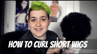 How To Curl Short Wigs