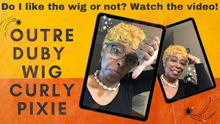 Curly Pixie Outre Wig