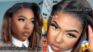$40 Hd Lace Wig That Looks Like Yours And No Adhesive Needed....Mmhhhh I Got You | Ft. Samsbeauty