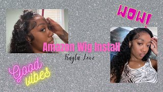 Amazon Wig Install | My First Video