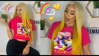 Yellow Ombre Hair Transformation Ft Tinashe Hair