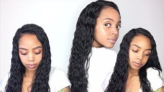 My First Try With A Full Lace Wet & Wavy! + How I Safely Remove | Cool Calm Curly