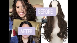 Affordable Amazon U-Part Clip In Extension!