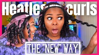 Heatless Curls Overnight For All Hair Types - "The New Way" (Octocurl)