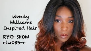 Wendy Williams Inspired Full Lace Wig : Clw059-C  Ombre