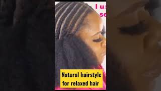Can Relaxed Hair Model Natural Hairstyles? #Shorts #Viralvideo #Naturalhairstyle #Viraltiktoks