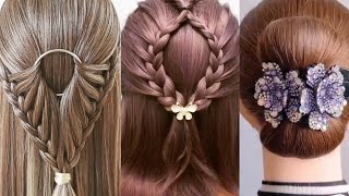 Simple & Easy Elegant Hair Styles/Hair Styles For Girls/Easy Party Hair Styles.