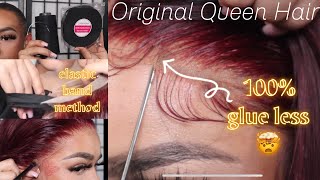 *Must See* How To 100% Glue Less 99J Wig Install Ft Oq Hair