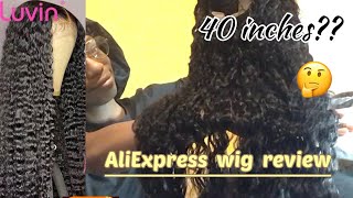 Aliexpress Wig Review | 40Inch Deep Wave ‍♀️