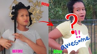 How I Grew My Hair Longer Faster Thicker || Before & After Results 6 Months Growth Challenge