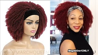 Afro Curly Headband Wig Very Affordable  Amazon