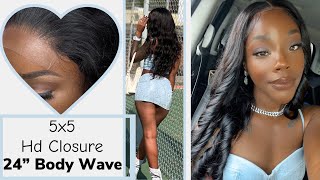 First Day On The Job + Closure Tutorial Ft. Nadulahair| Detailed, Bald Cap, Edges & Update